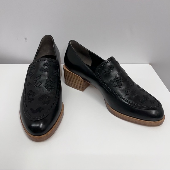 3.1 Phillip Lim‎ Leather Shoes Black NIB $525 Embroidered Cool Heels Size 37 7 - Picture 1 of 9